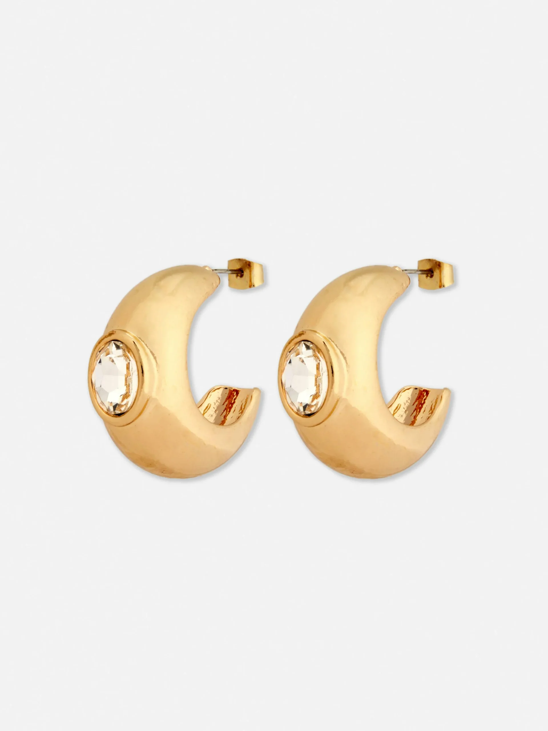 Argolas Grossas Imitação Pedras Preciosas Rita Ora