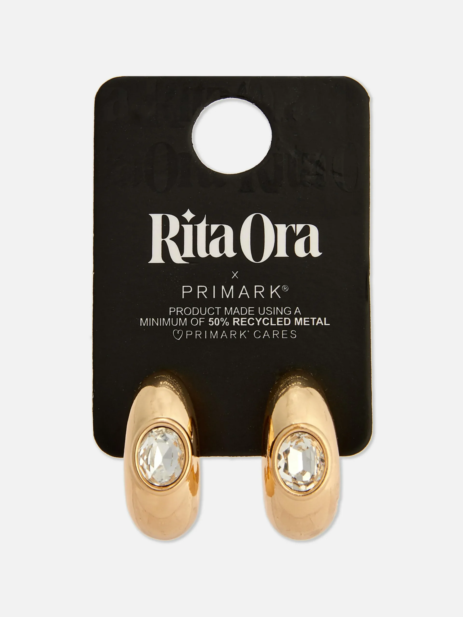 Argolas Grossas Imitação Pedras Preciosas Rita Ora