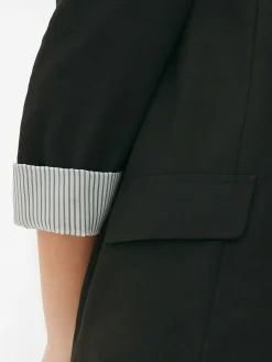 Blazer Corte Justo S/ Botões