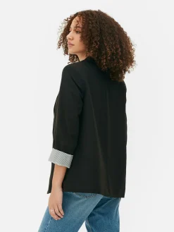 Blazer Corte Justo S/ Botões