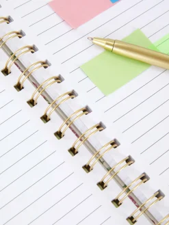 Bloco Notas A5 Padrão Rosa