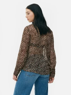 Blusa Botões Laçada