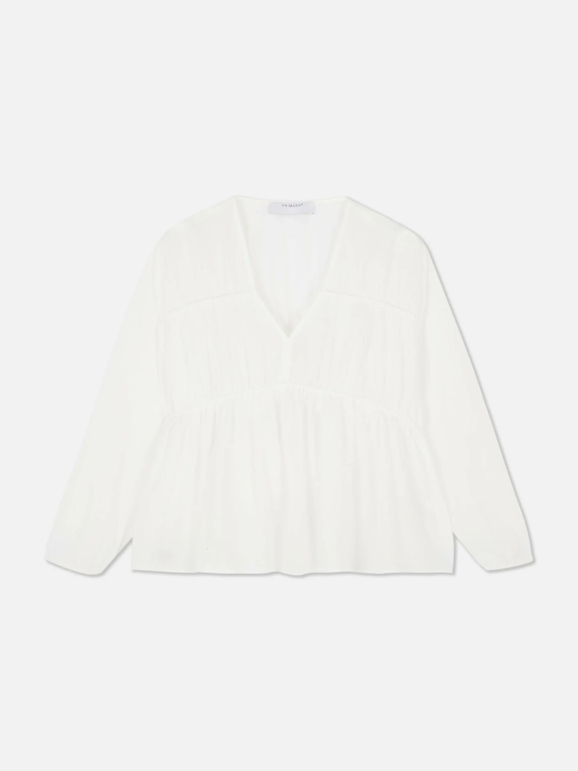 Blusa Franzida Voile Drapeada