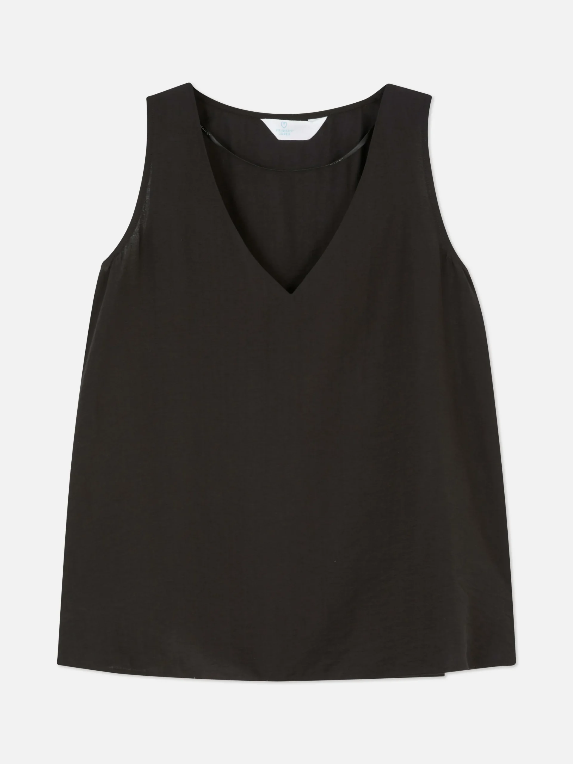 Blusa S/ Mangas Corte Folgado