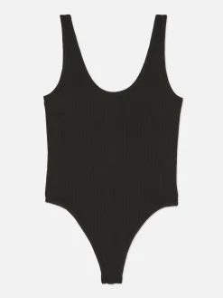 Body Canelado Gola Redonda