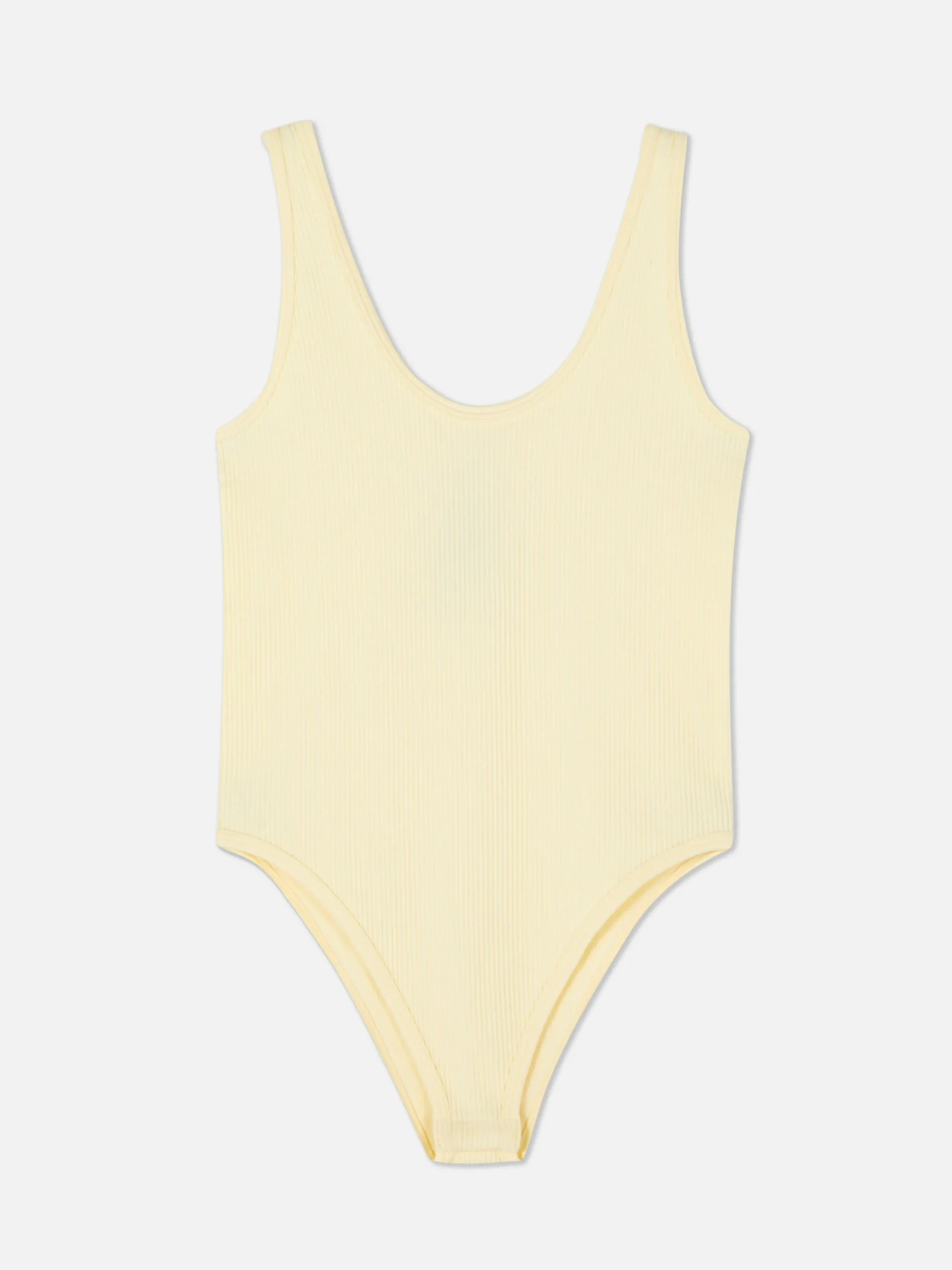 Body Canelado Gola Redonda Sem Costuras