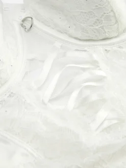 Body Copas Almofadadas Renda Noiva