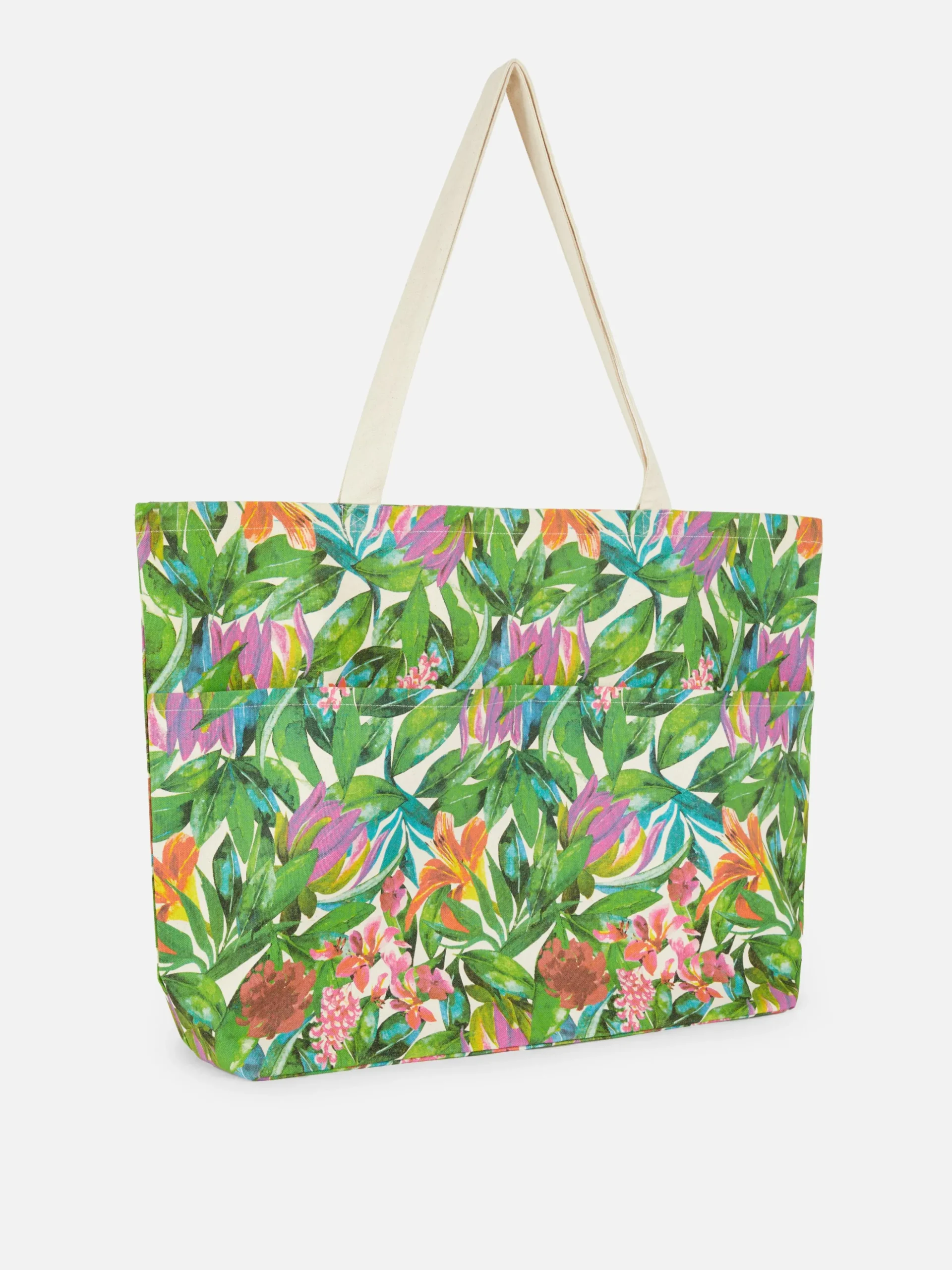 Bolsa Shopper Grande Padrão Floral