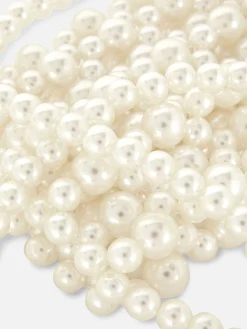 Bolsa Suporte Telemóvel Imitação Pérolas