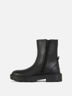 Botas Chelsea Biqueira Redonda