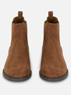 Botas Chelsea Imitação Camurça