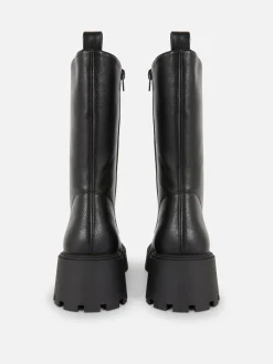 Botas Estilo Motard Atacadores Sola Grossa