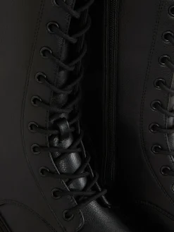 Botas Estilo Motard Atacadores Sola Grossa