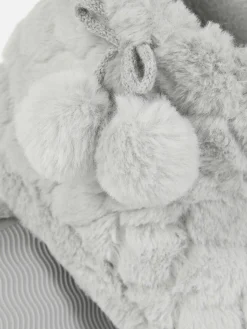 Botas Felpudas Pompons