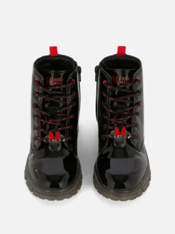 Botas Sola Grossa Verniz Disney Minnie