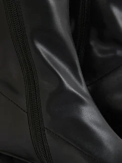 Botins Biqueira Quadrada Elástico