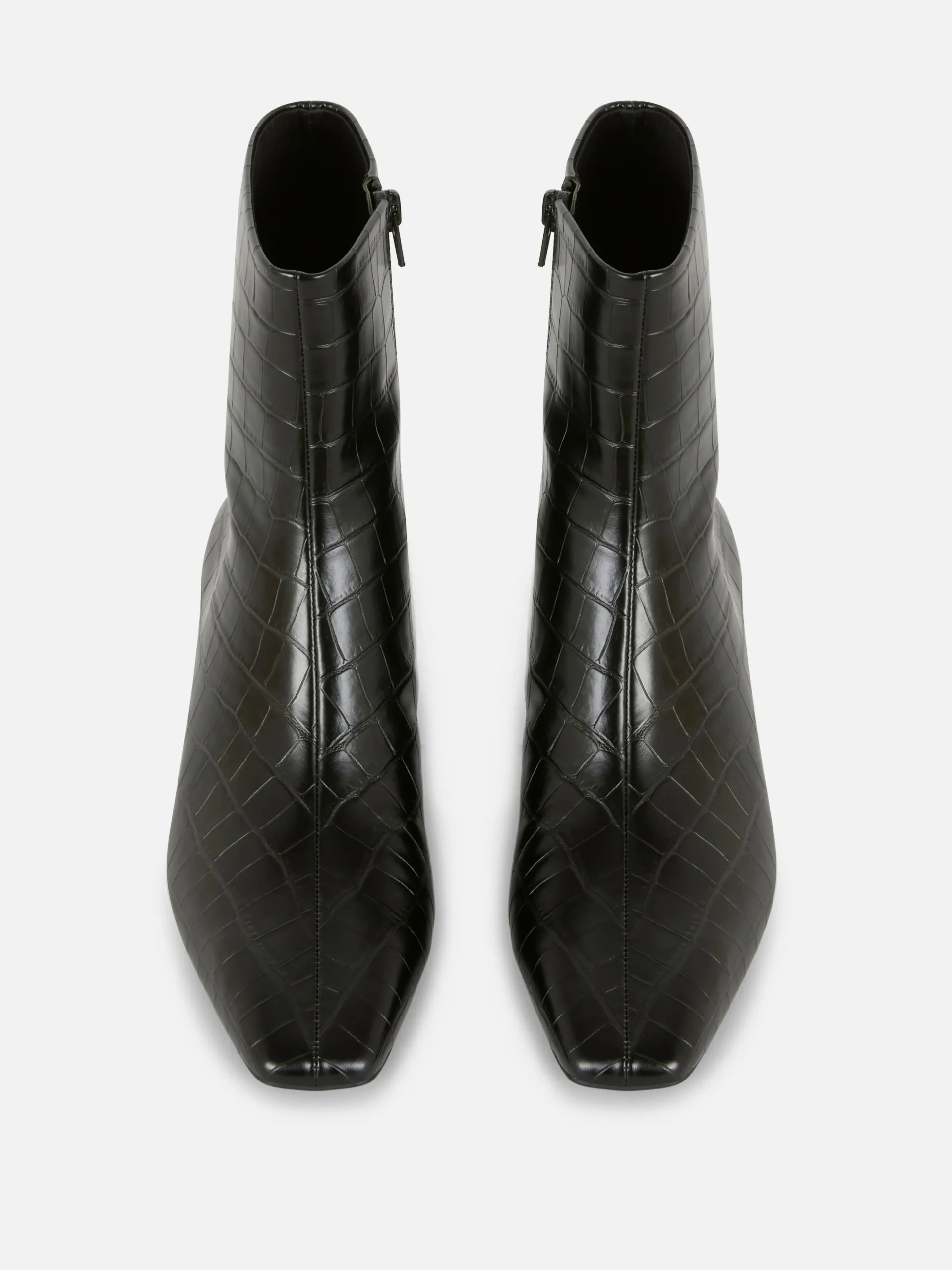 Botins Salto Biqueira Quadrada