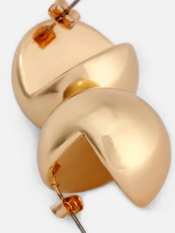 Brincos Pequenos Esferas Recortados