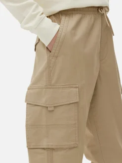 Calças Cargo C/ Punhos Corte Folgado