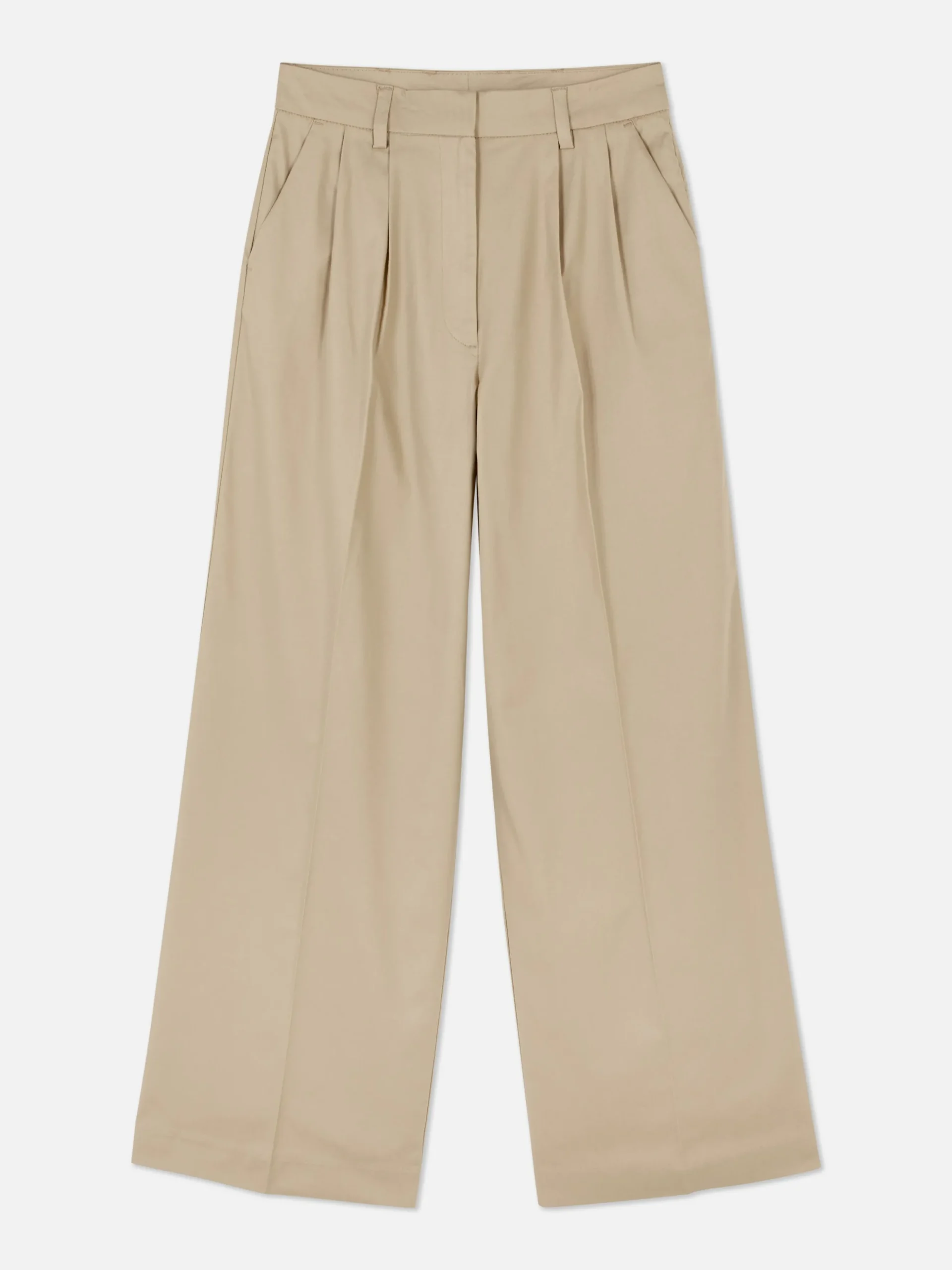 Calças Chino Corte Perna Larga