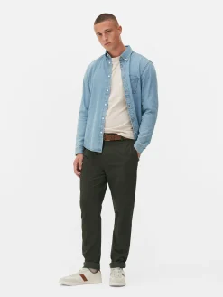 Calças Chino Elásticas Justas