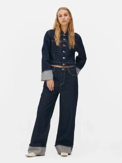 Calças Ganga Corte Largo C/ Dobra