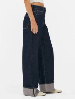 Calças Ganga Corte Largo C/ Dobra