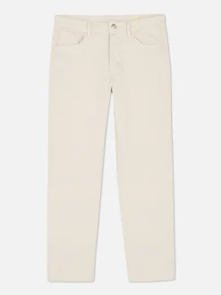 Calças Ganga Corte Perna Direita Folgada