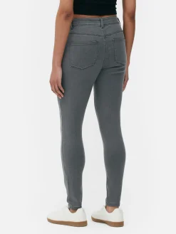 Calças Ganga Skinny Básicas Cintura Média