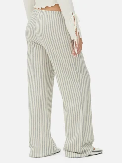 Calças Largas Riscas
