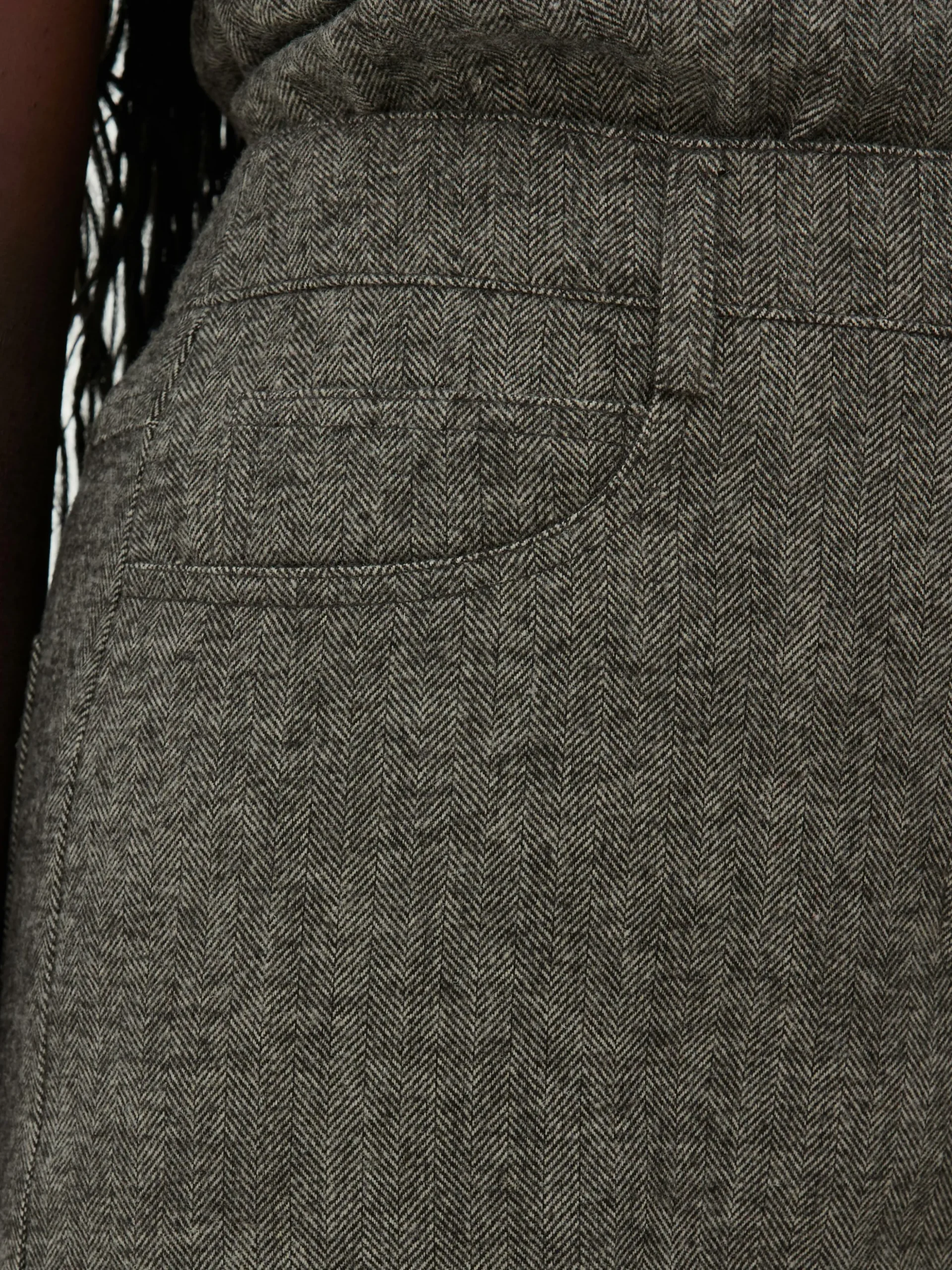 Calças Padrão Espinha Rita Ora