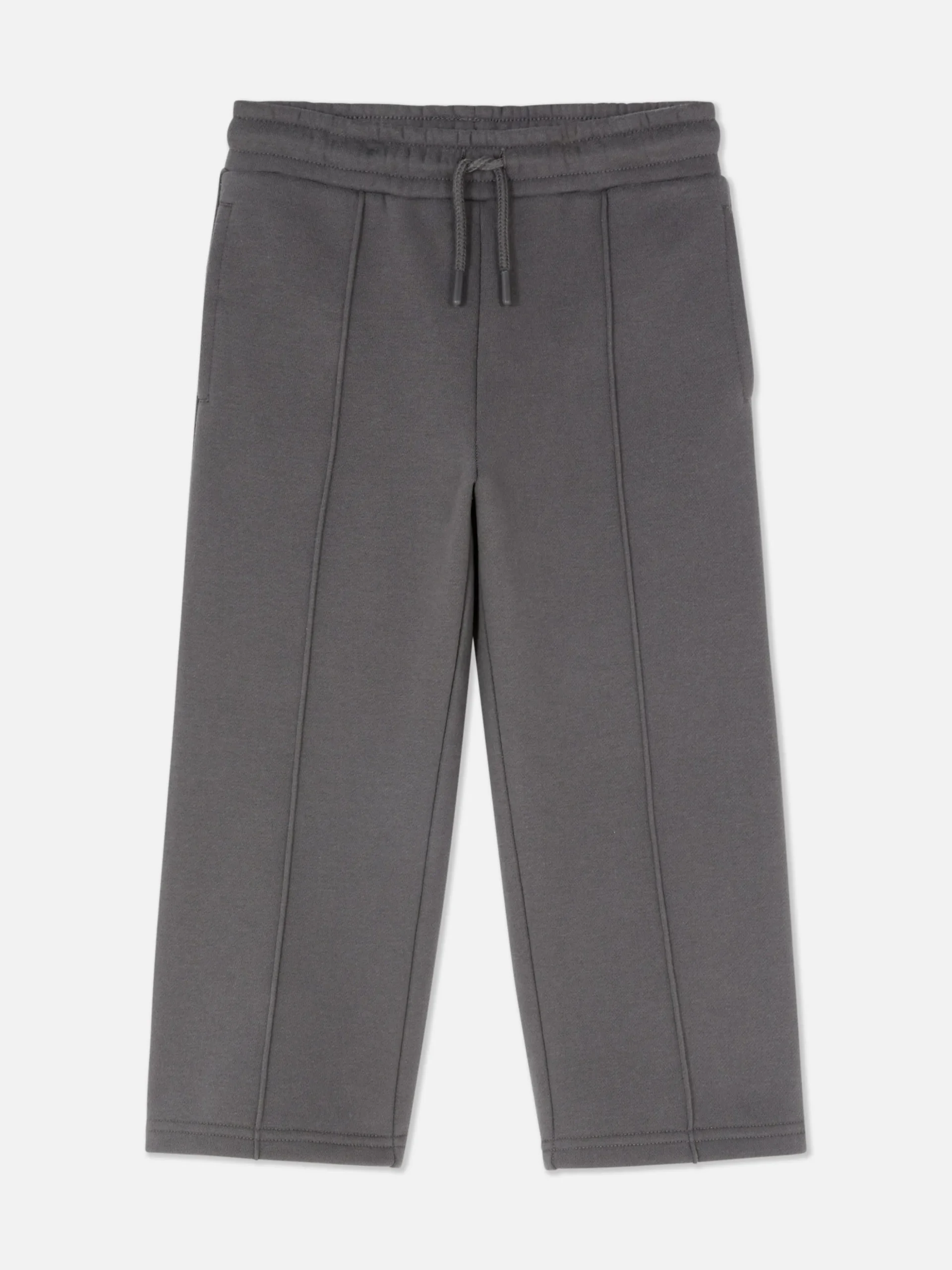 Calças Treino Cordão Corte Perna Larga