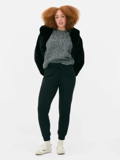 Calças Treino Skinny Cordão