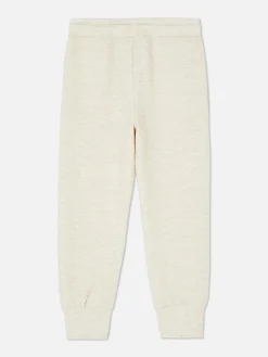 Calças Treino Texturadas Cordão