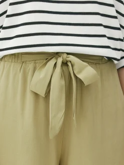 Calções Paperbag Nó à Frente