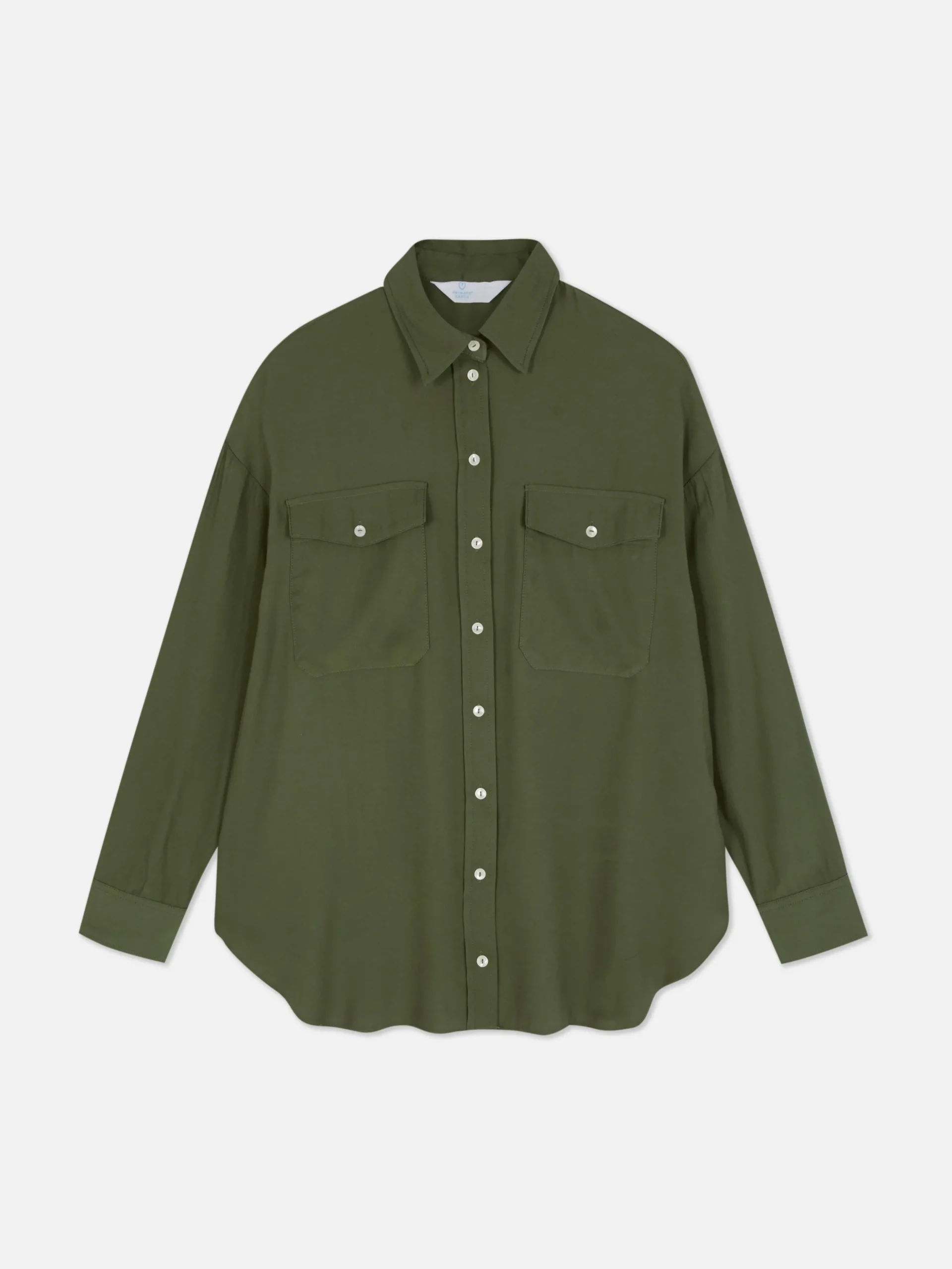 Camisa Bolso Peito Botões