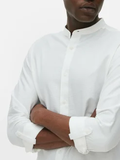 Camisa Botões Manga Enrolada