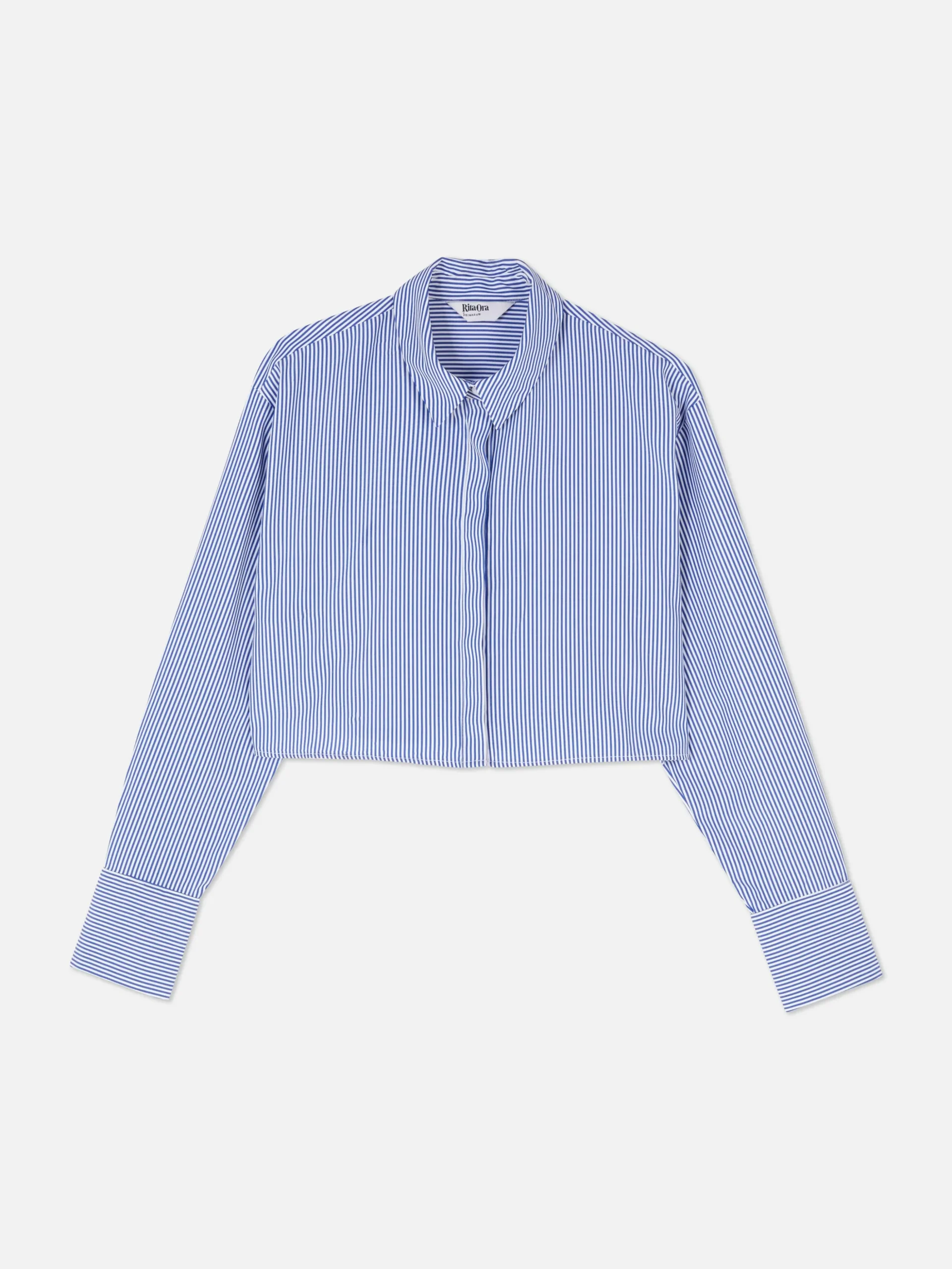 Camisa Curta Riscas Rita Ora