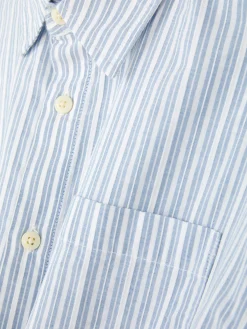 Camisa Manga Comprida Riscas Jacquard