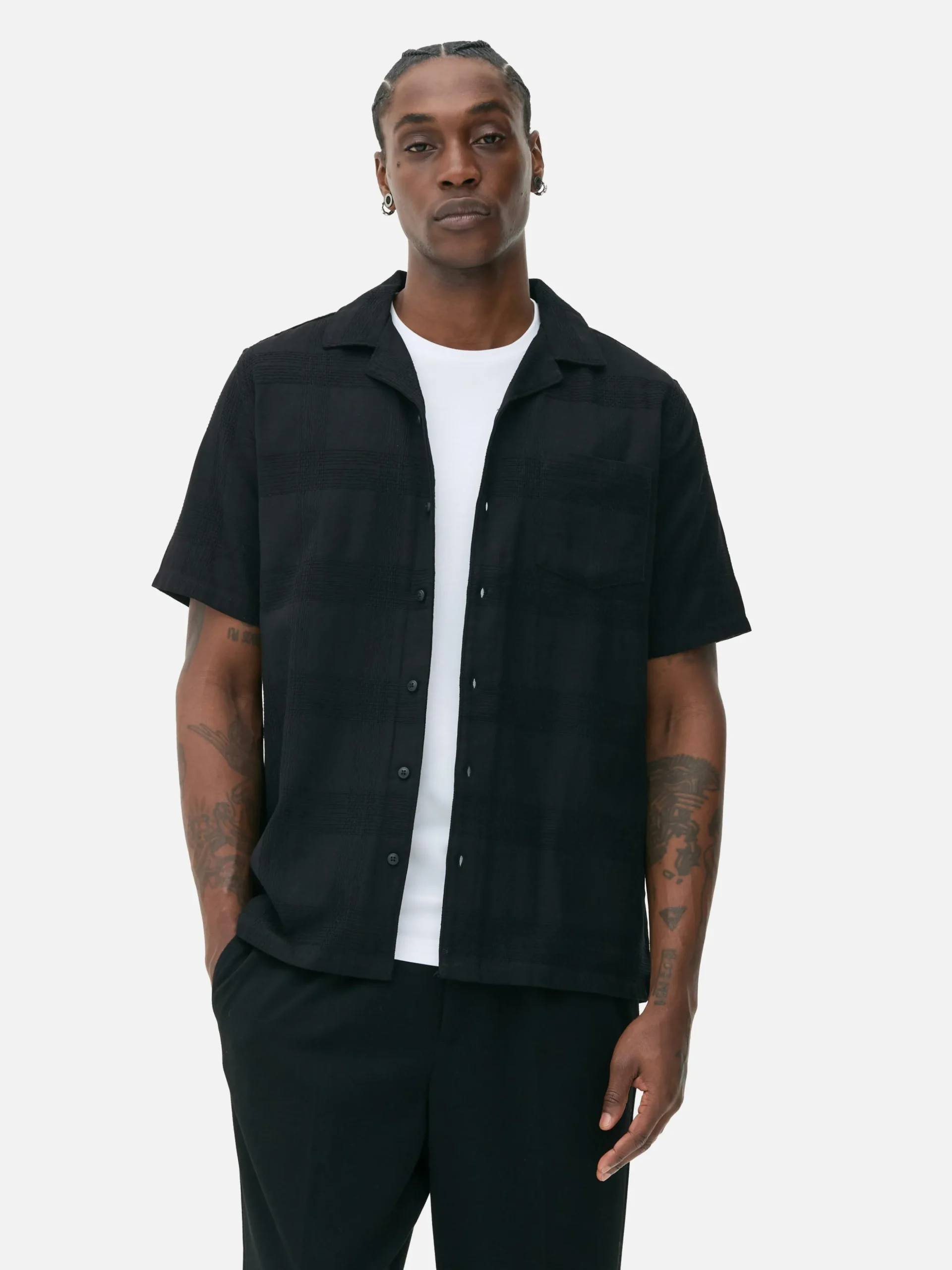 Camisa Manga Curta Botões