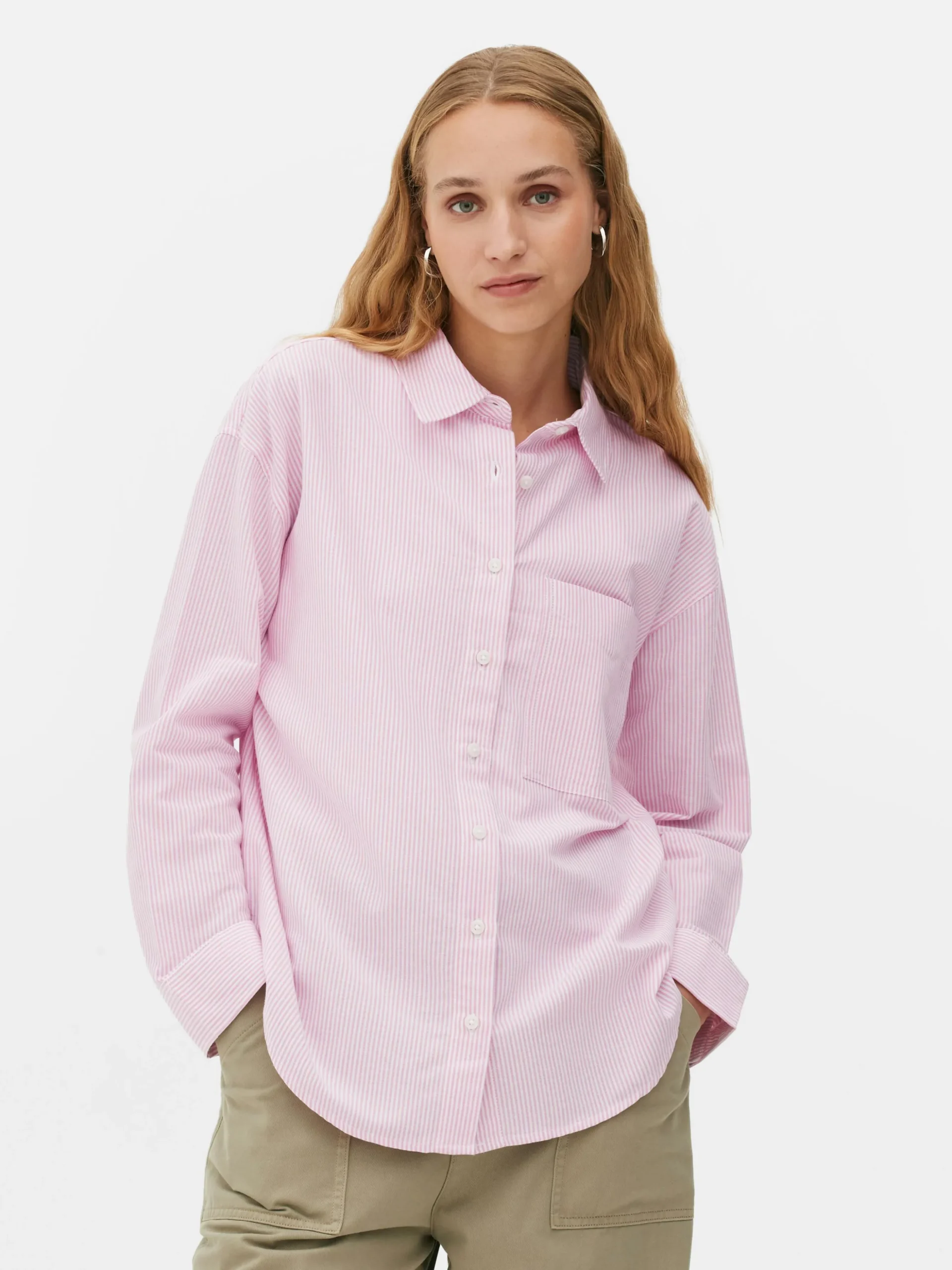 Camisa Oxford Riscas