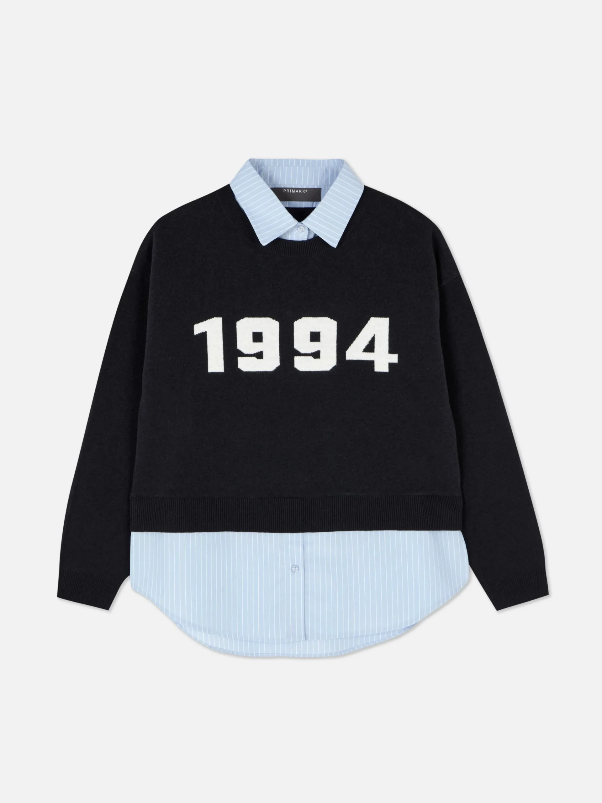 Camisa/camisola Malha Slogan Dois-em-um