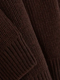 Camisola 1/2 Fecho Correr Malha Canelada