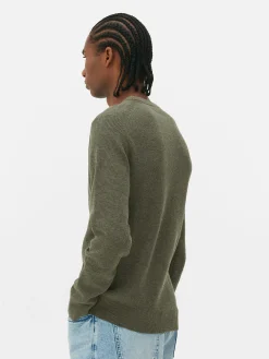 Camisola Canelada Decote Redondo