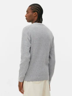 Camisola Canelada Decote Redondo