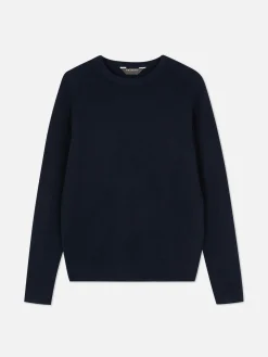 Camisola Canelada Decote Redondo