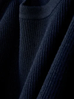 Camisola Canelada Decote Redondo