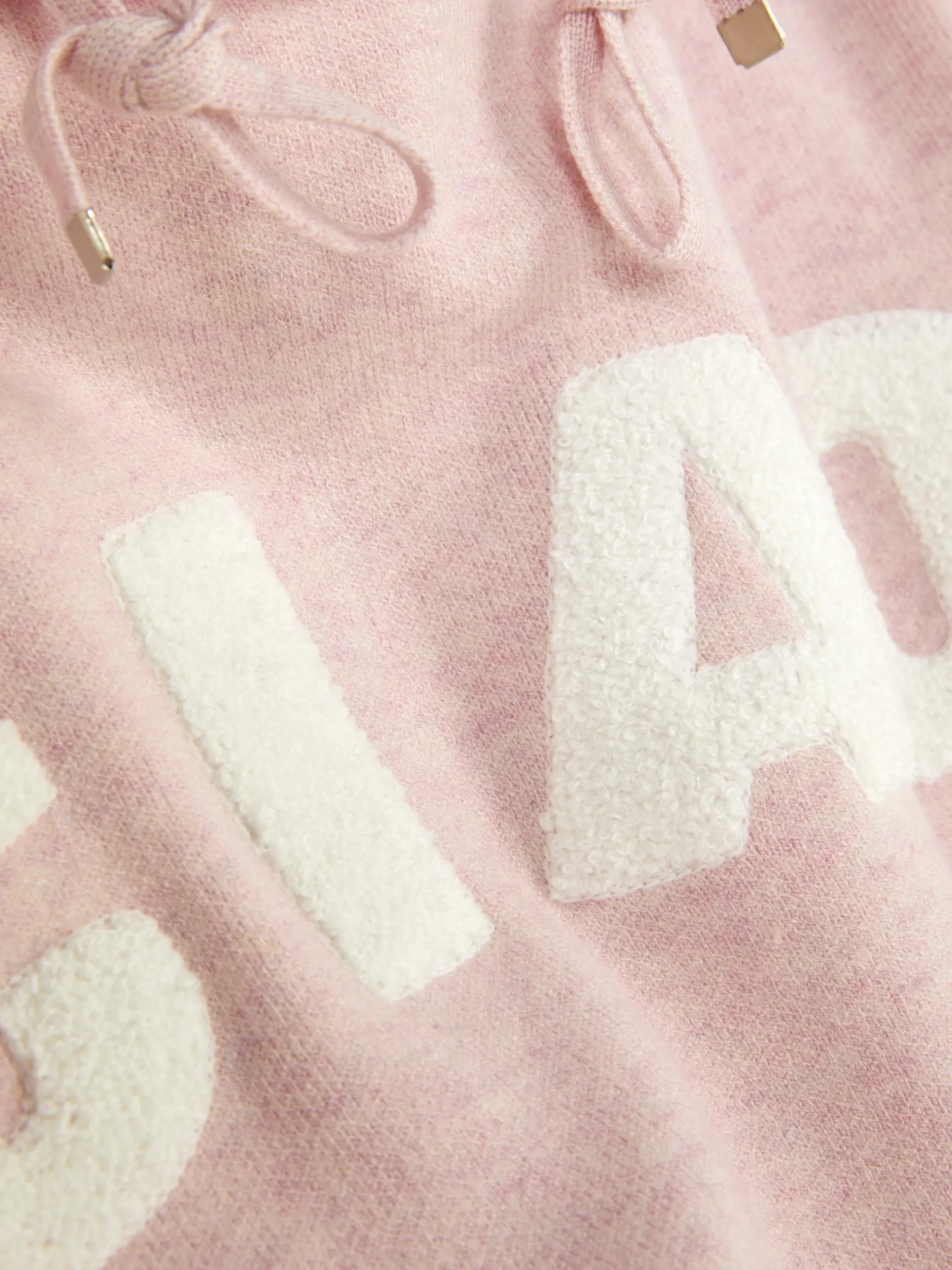 Camisola Capuz Malha Slogan