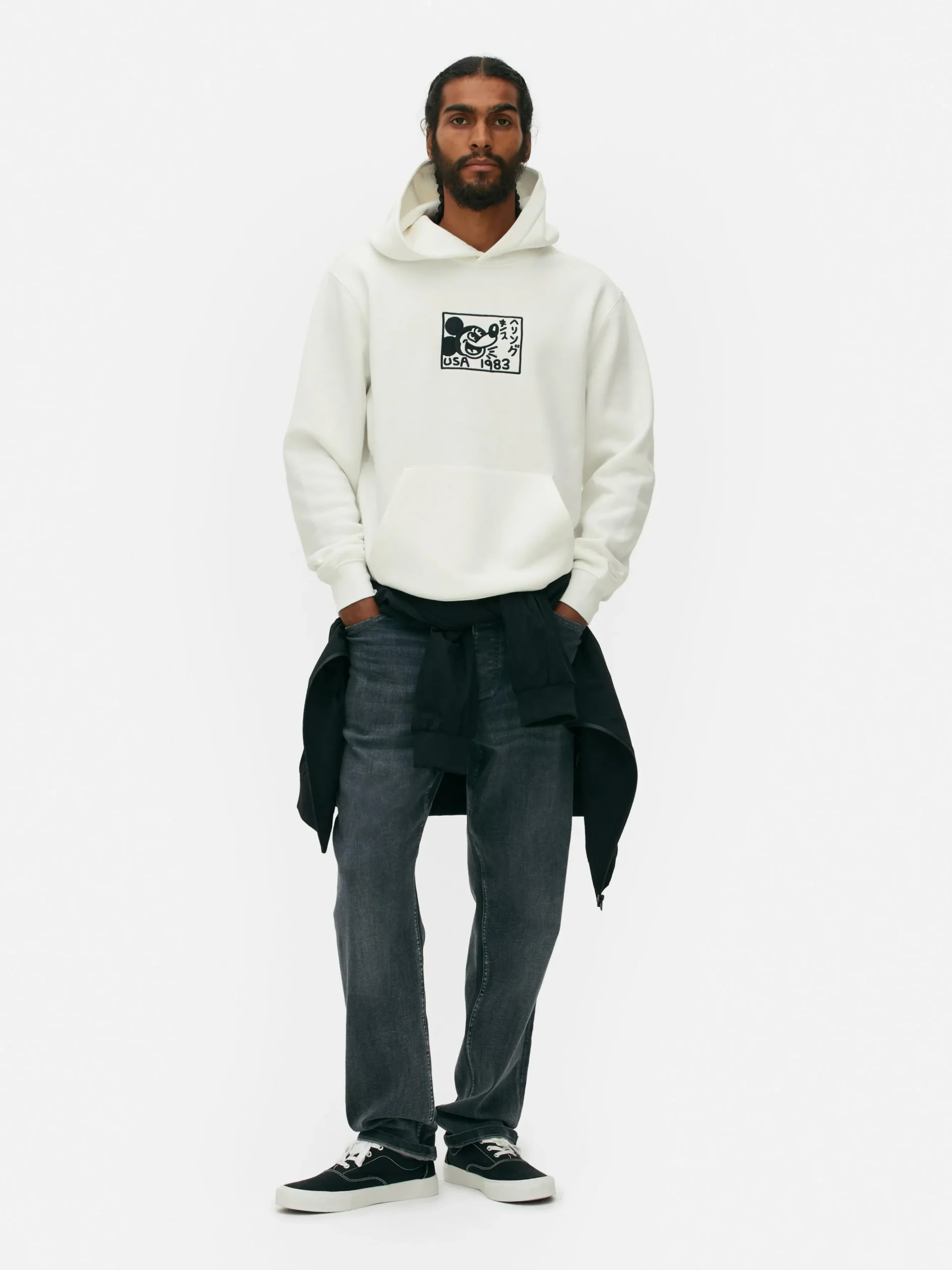 Camisola Com Capuz Disney Mickey Mouse X Keith Haring