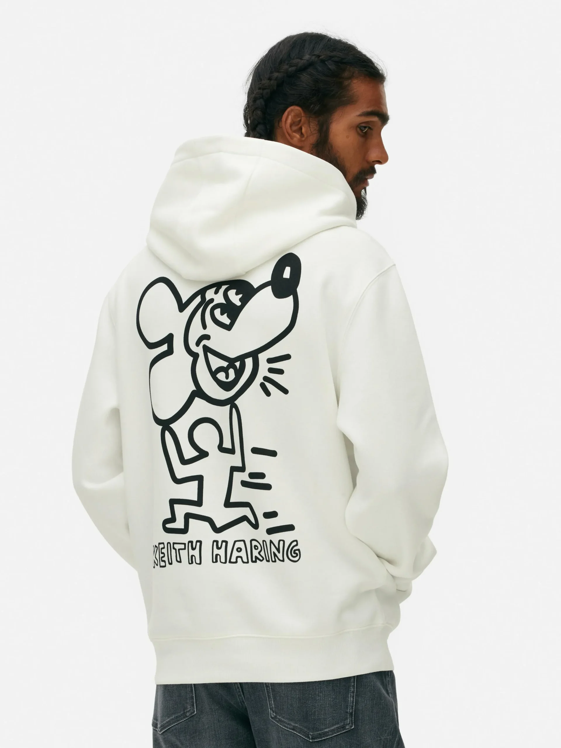 Camisola Com Capuz Disney Mickey Mouse X Keith Haring